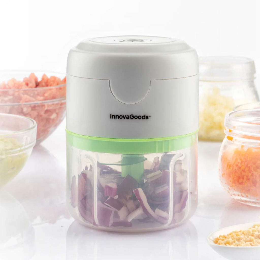 Mini picador de alimentos a batería