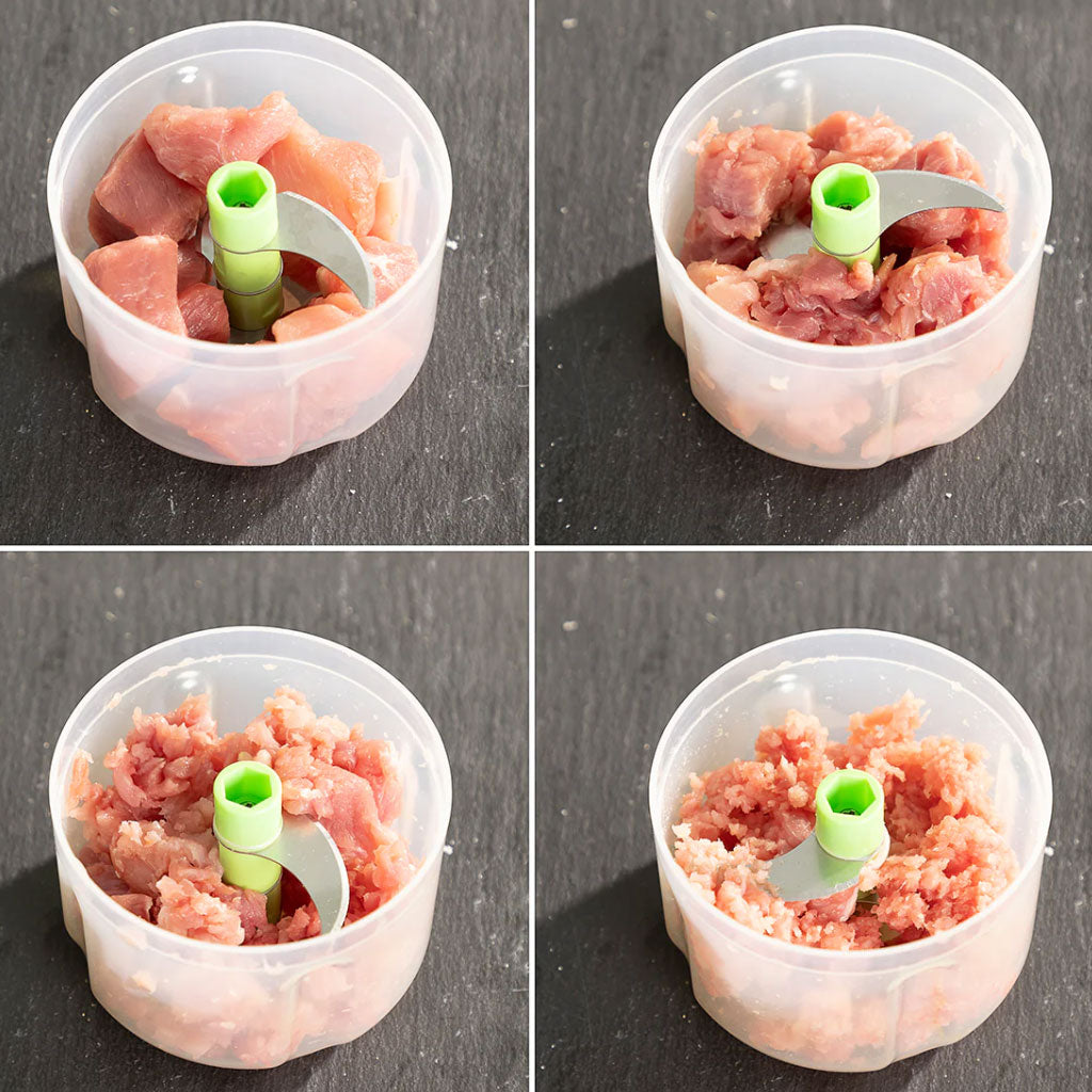 Mini picador de alimentos a batería