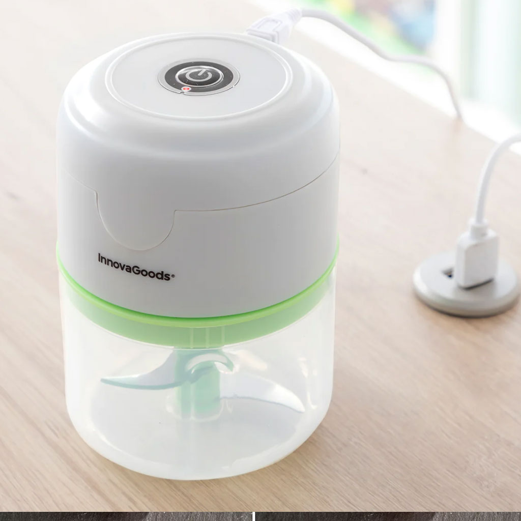 Mini picador de alimentos a batería