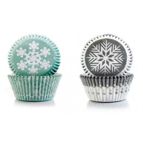 SET 100 CAPSULAS CUPCAKES NAVIDAD