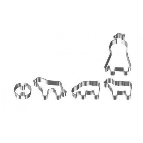 JUEGO DE CORTADORES PARA CABAÑA DE NAVIDAD