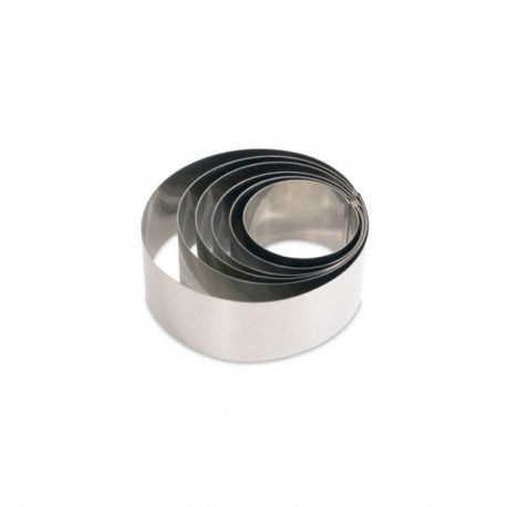 SET 6 AROS REDONDOS INOX