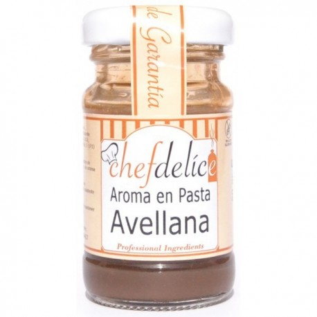 AROMA DE AVELLANA EN PASTA 50GR CHEF DELICE