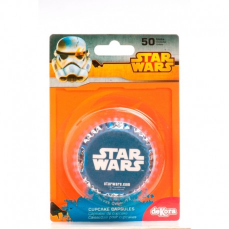 SET 50 CÁPSULAS CUPCAKES STAR WARS