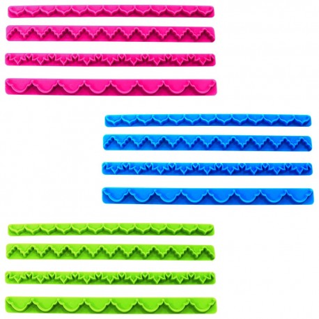 SET 4 CORTADORES PARA MASAS ARABESCOS