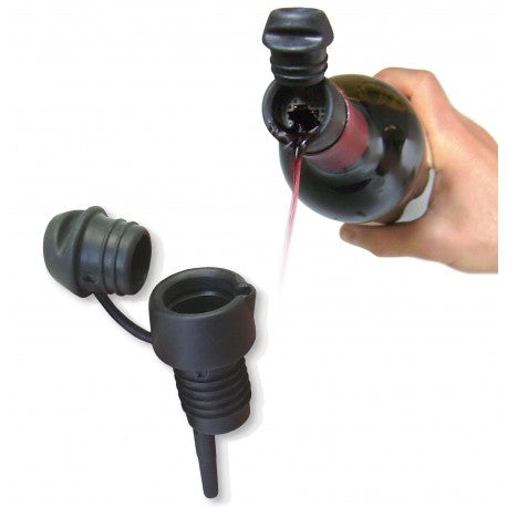 SET 2 TAPONES / VERTEDORES 2 EN 1 VIN BOUQUET