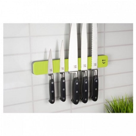 BARRA MAGNÉTICA PARA CUCHILLOS SOFT TOUCH VERDE