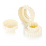 JGO 3 CORTAPASTAS DOBLES CIRCULO RIZ. 6 TAMAÑOS DELICIA