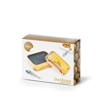 TENEDOR APERITIVO SARDINAS LATA DE 6UDS