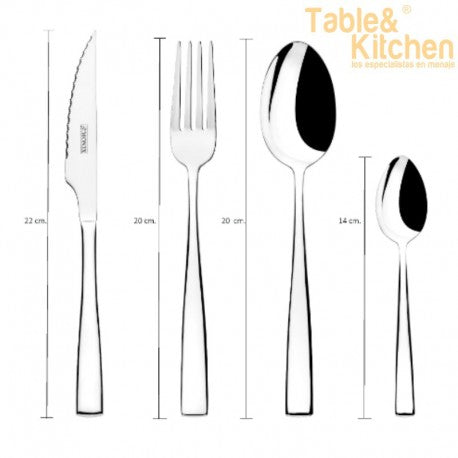 SET 24 PIEZAS SIENA C/ CHULETERO MONIX