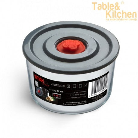 RECIPIENTE HERMÉTICO REDONDO 0,35L