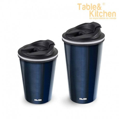 VASO TERMICO BLUE 410ML IBILI