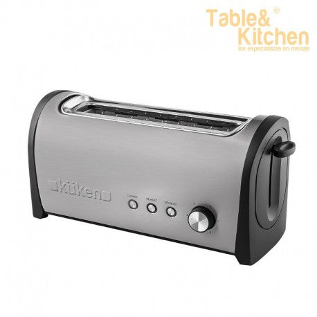 TOSTADORA INOX GRANDE 1000W KUKEN