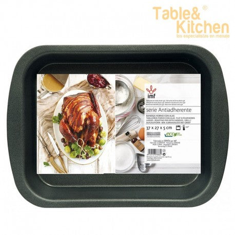 BANDEJA HORNO AGUA MARINA CON ALAS ANTIADHERENTES