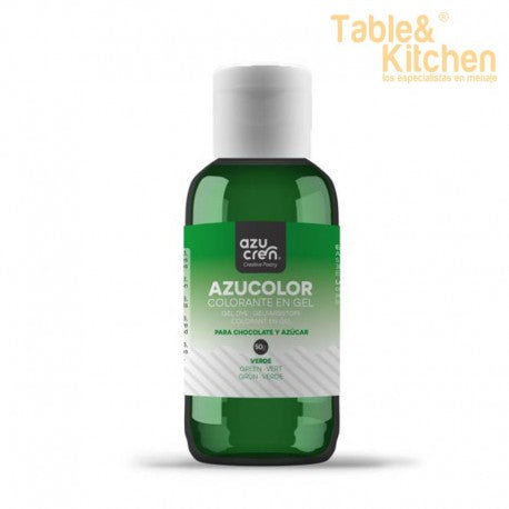 COLORANTE EN GEL VERDE AZUCOLOR 50 GRAMOS