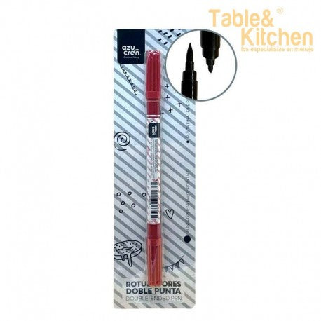 ROTULADOR DOBLE PUNTA COMESTIBLE ROJO