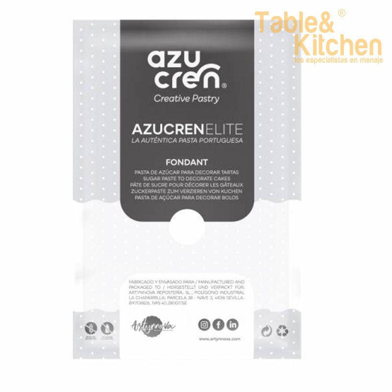 ****FONDANT BLANCO 100 GRAMOS SIN E171 AZUCREN