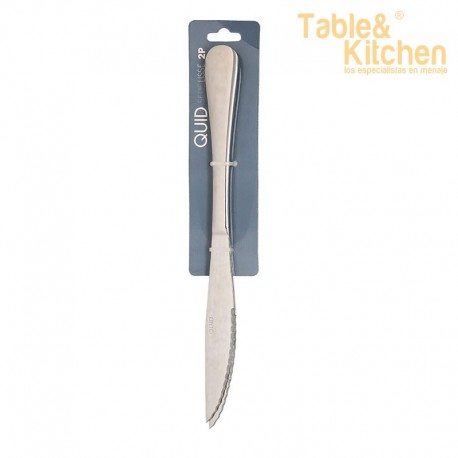 SET 2 CUCHILLOS CHULETEROS LISSE QUID
