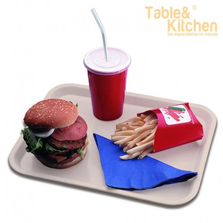 BANDEJA FAST FOOD NEGRA