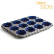 BANDEJA HORNO + 12 CUPCAKES SWEET GREY
