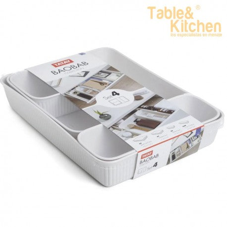 SET 4 ORGANIZADORES SLIM BAOBAB