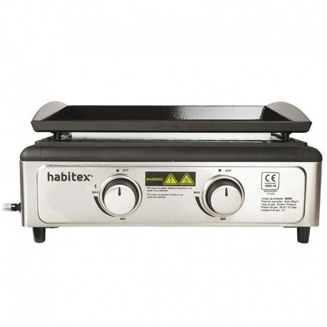 BARBACOA-PLANCHA GAS BUTANO 50. 53X46X23CM BONTEMPO