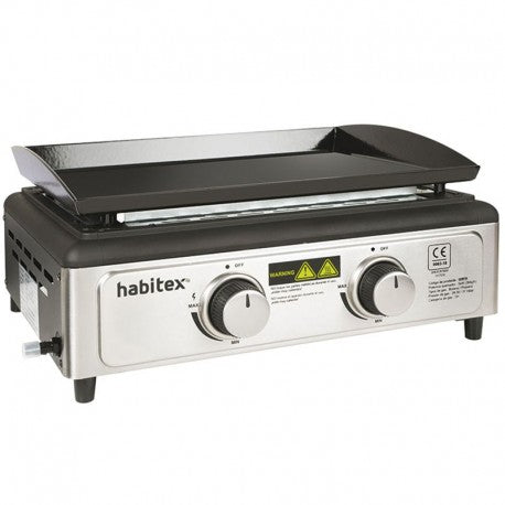 BARBACOA-PLANCHA GAS BUTANO 50. 53X46X23CM BONTEMPO