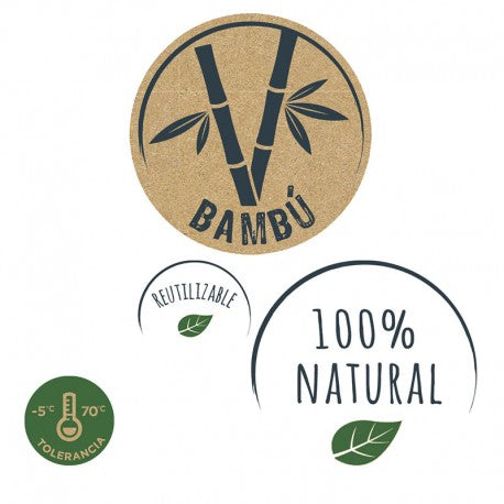 SET 4 CUCHARAS DEGUSTACION DE BAMBU