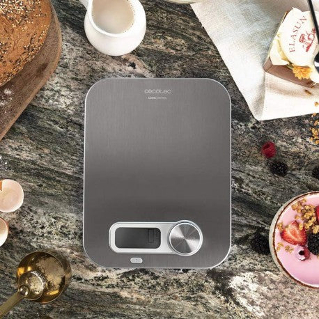BASCULA DE COCINA COOK CONTROL 10200 ECOPOWER INOX CECOTEC