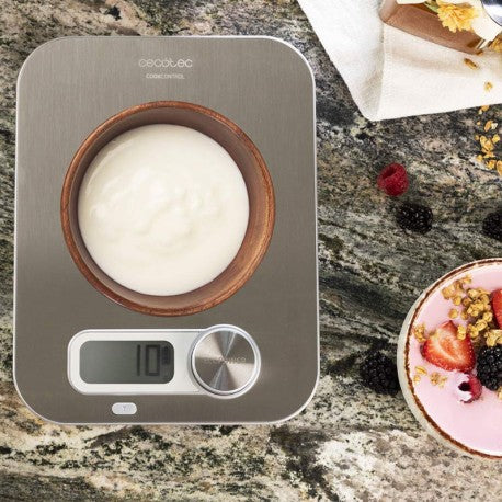 BASCULA DE COCINA COOK CONTROL 10200 ECOPOWER INOX CECOTEC