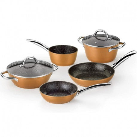 BATERIA MENAJE COPPER 5 PIEZAS MONIX