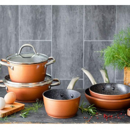 BATERIA MENAJE COPPER 5 PIEZAS MONIX