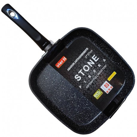 ASADOR LISO STONE FULL INDUCTION 27x27CM