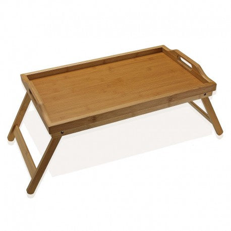 BANDEJA DE CAMA O SOFÁ DE MADERA CON PATAS