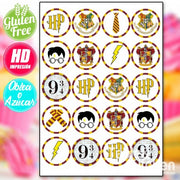 IMPRESIÓN COMESTIBLE PARA GALLETAS HARRY POTTER MODELO 003