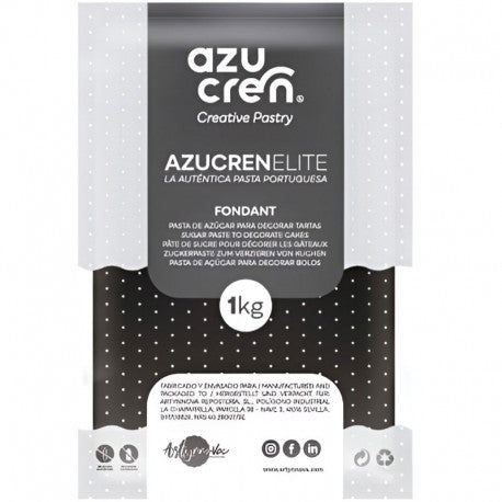 FONDANT NEGRO AZUCREN ELITE 1KG