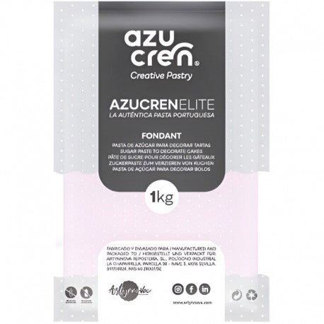 FONDANT ROSA BEBE AZUCREN ELITE 1KG