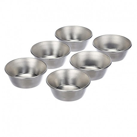 SET 6 MOLDES PASTEL DE NATA PORTUGUES IBILI