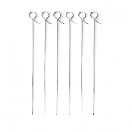 SET 6 BROCHETAS PLANAS IBILI