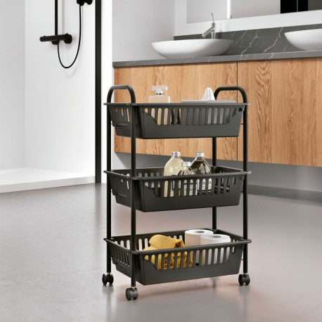 CARRO VERDULERO 3 ESTANTES OSLO LAVA