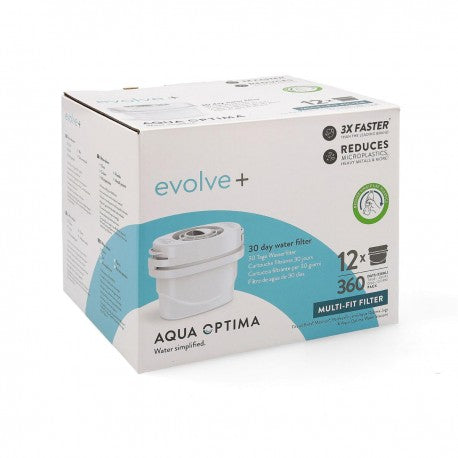 SET 12 FILTROS AGUA SINGLE LIFE EVOLVE COMPATIBLE BRITA