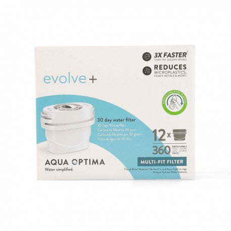 SET 12 FILTROS AGUA SINGLE LIFE EVOLVE COMPATIBLE BRITA