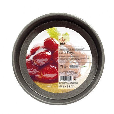 MOLDE REDONDO PROFUNDO RIOJA 24X5,5 CMS