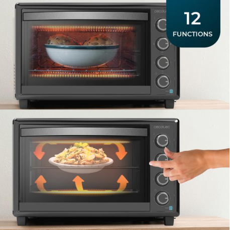 HORNO DE SOBREMESA BAKE&TOAST 4600 BLACK GYRO