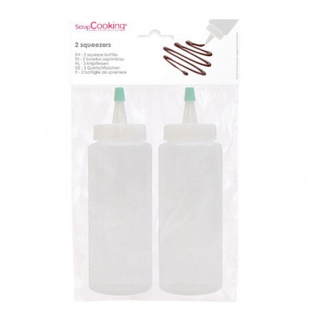 SET 2 BIBERONES PARA GLASEADO SCRAPCOOKING