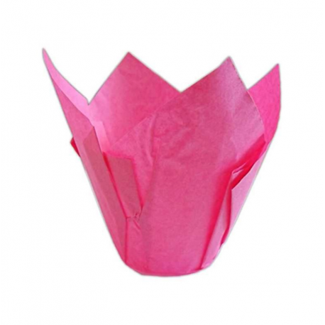 24 CAPSULAS PARA MUFFIN ROSAS ARTYNNOVA