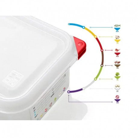 CUBETA CON TAPA 28 L. GN 1/1 200MM