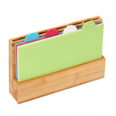 SET 4 TABLAS PP CON ORGANIZADOR BAMBU