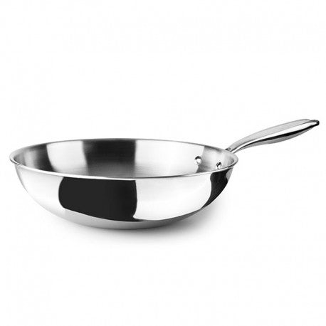 Wok Ibili Triply Natural 30 cm