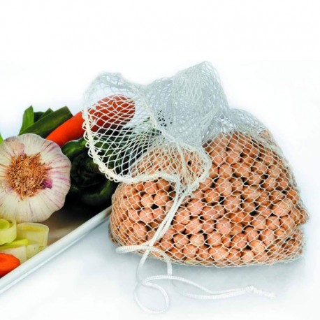 BOLSA PARA LEGUMBRES NYLON 2KG 30X7CM